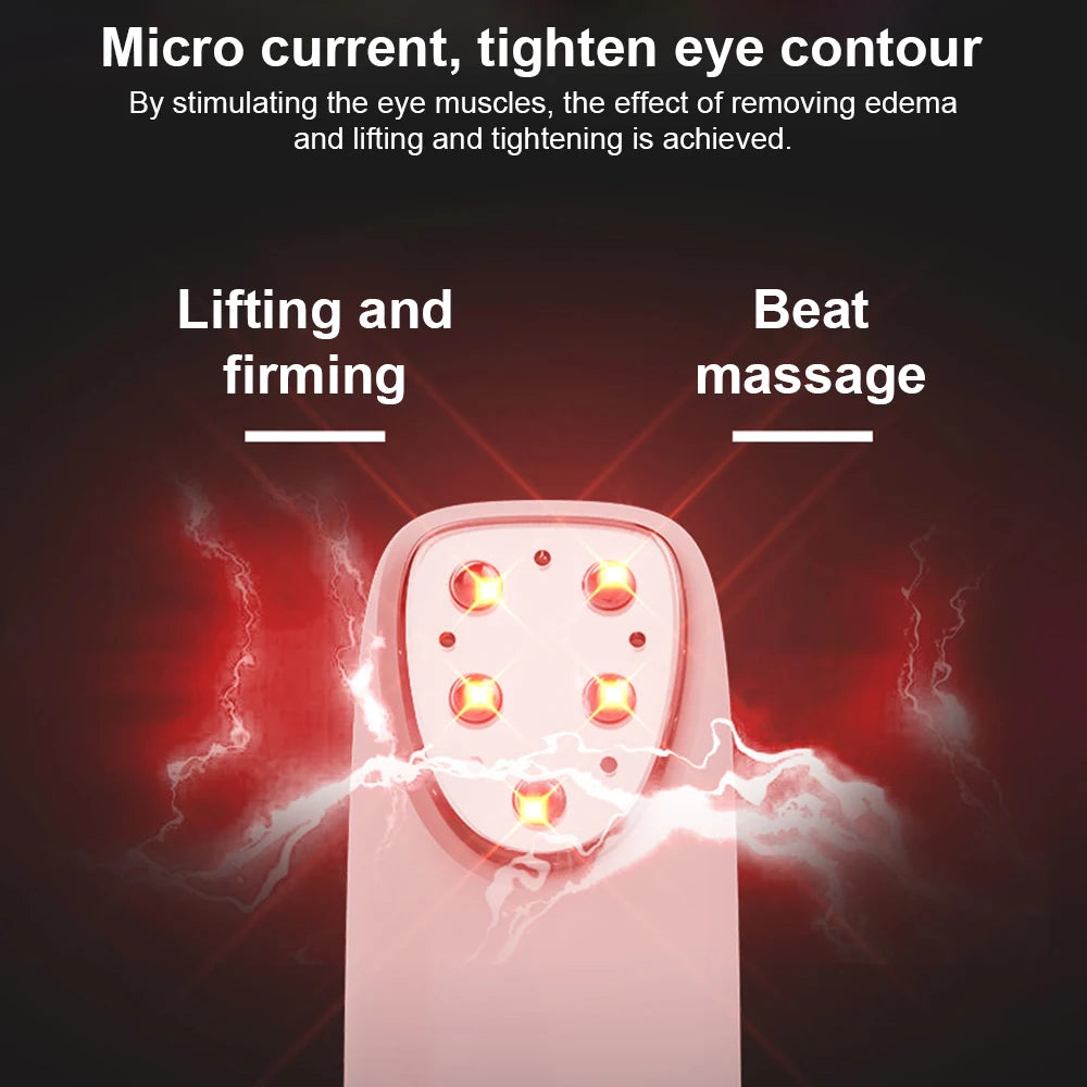 Barbie Electric Eye Massager ā RF & Vibration Therapy for Dark Circles & Puffiness