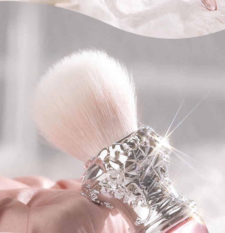 Flower Knows Swan Ballet Blush Wool Brush Mineral Powder Bronzer Contour Makeup Brushes By Flower Knows