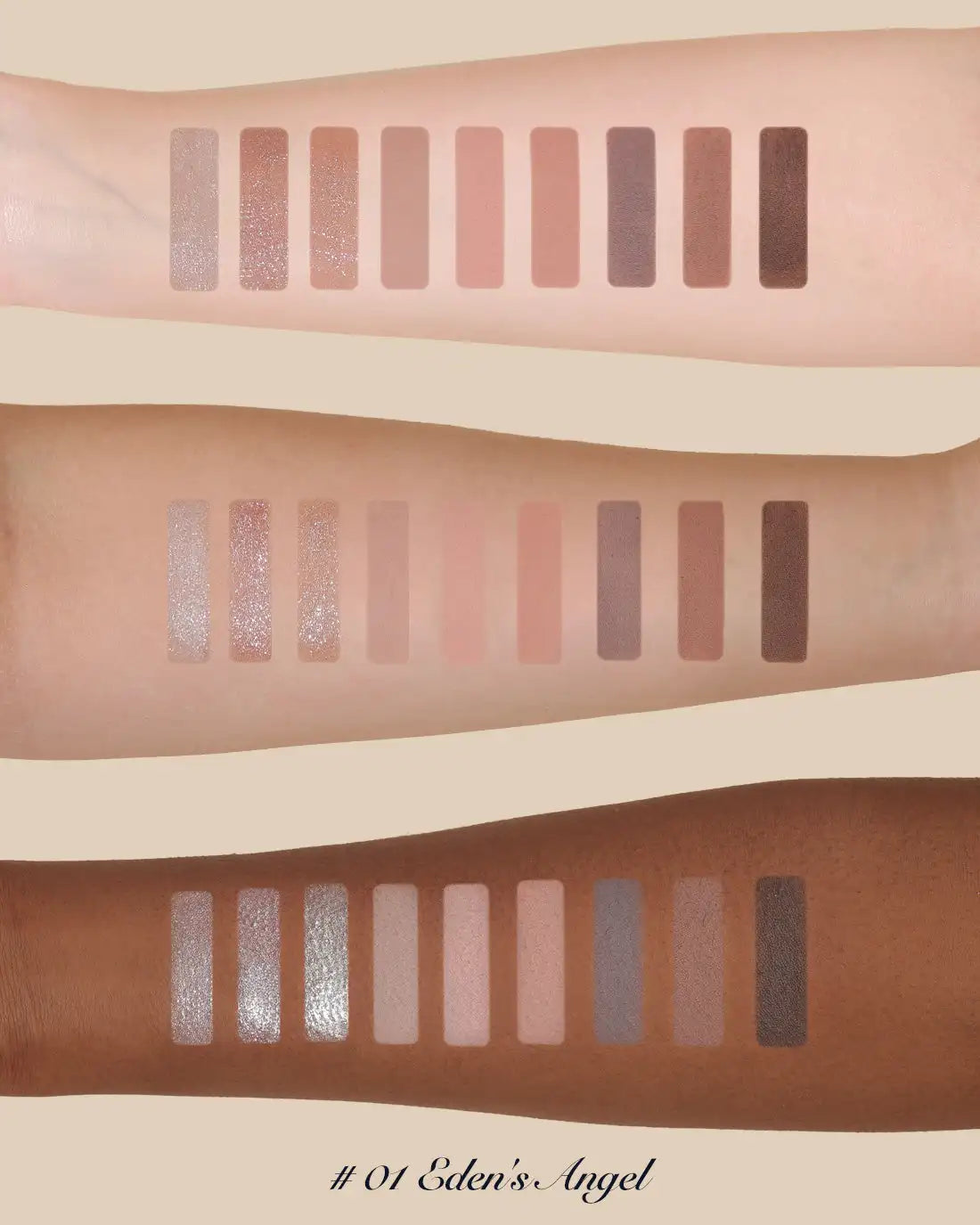 Flower Knows Little Angel 9 Color Eyeshadow Palette Matte Shimmer Glitter Vegan Cruelty Free Waterproof High Pigment eyeshadow