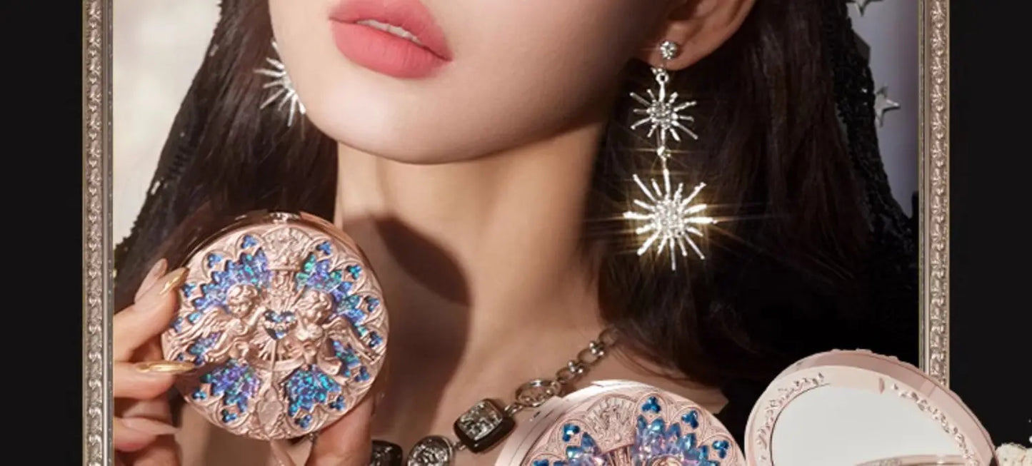 Flower Knows Little Angel Embossed Highlighter Natural brightening water light three-dimensional contour powder