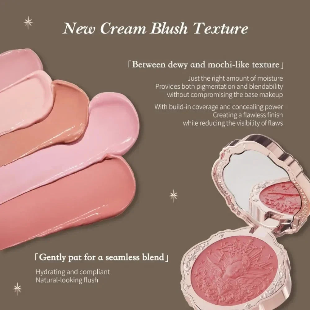 Flower Know Little Angel Collection Makeup Gift Box Eyeshadow Blush Cream Matte Lipstick Highlighter Full Kit All In One