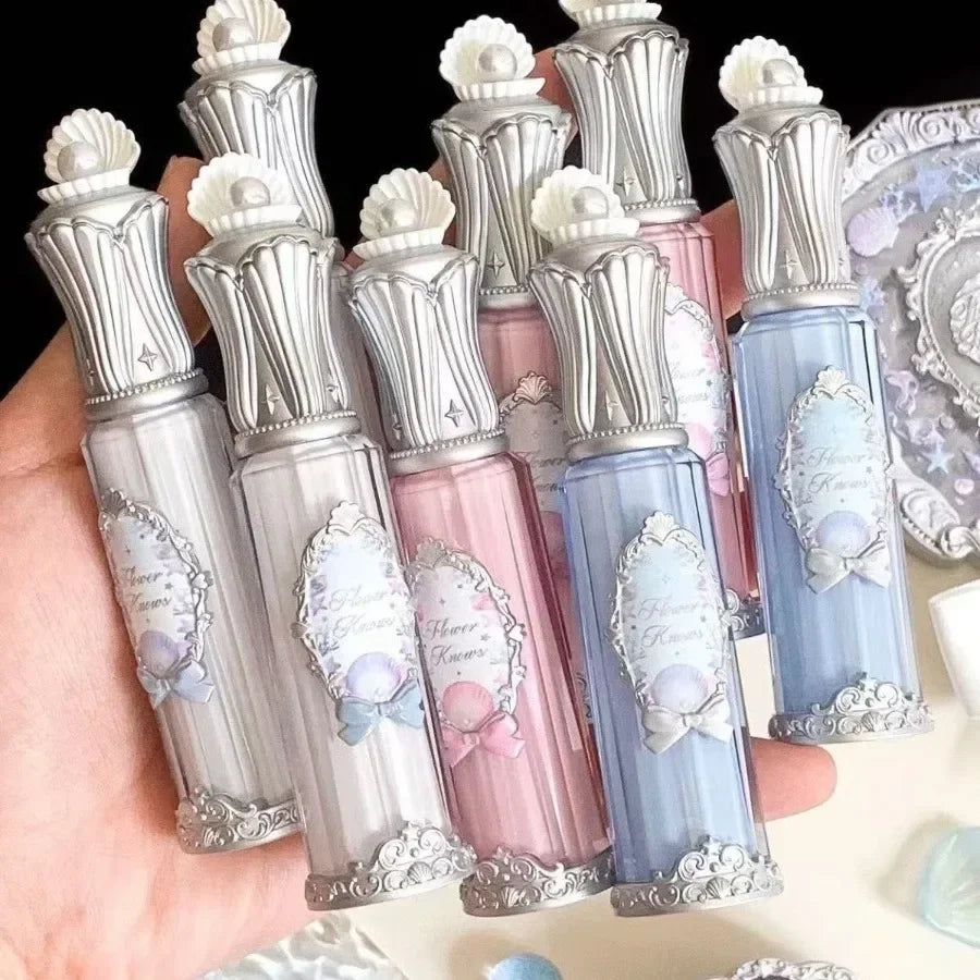 Flowerknows Shell's Jewel Collection Makeup Sets Eye Shadow Lip Gloss Blusher All In One Baking Powder Glitter Highlighter Kit
