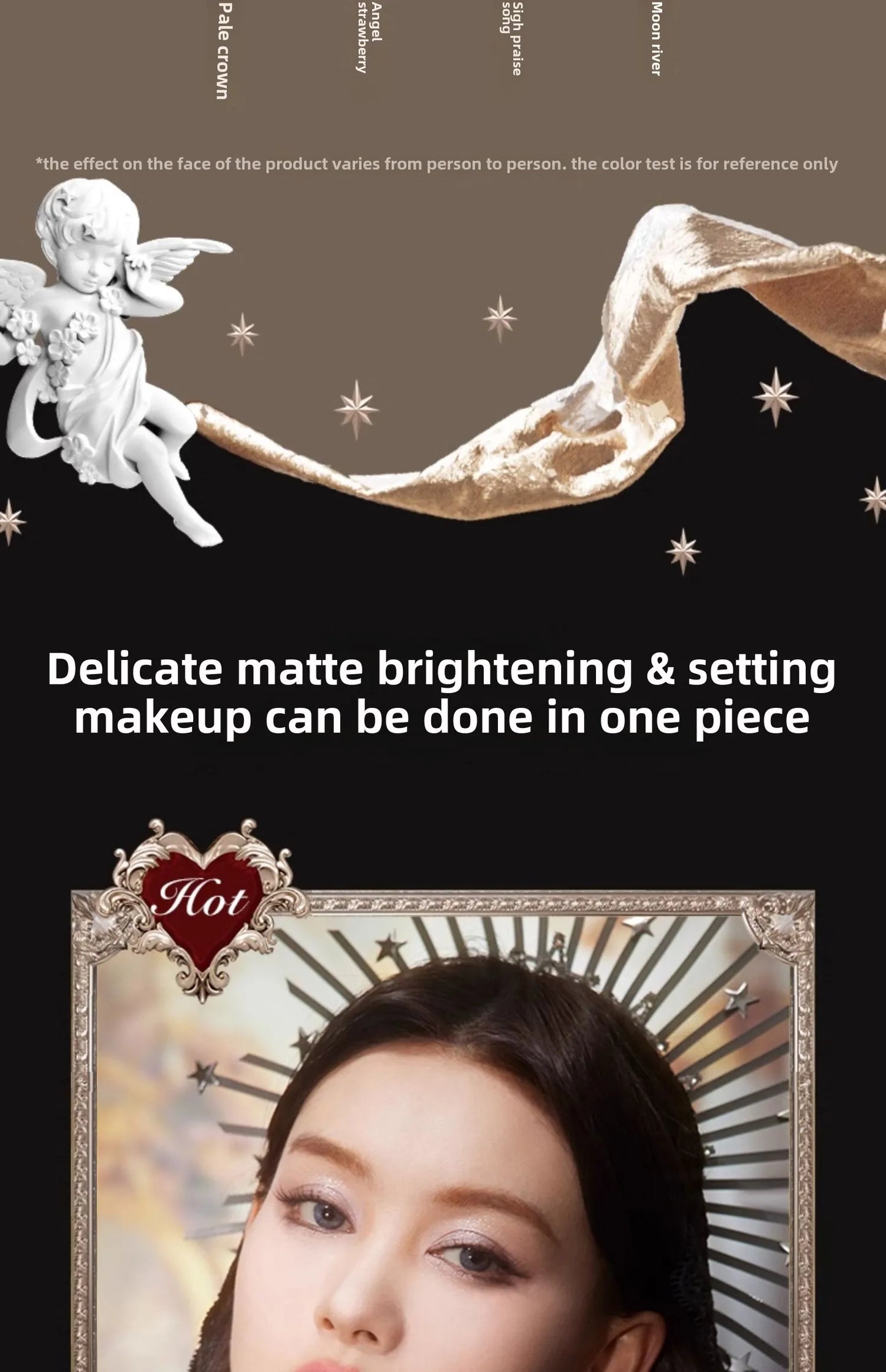 Flower Knows Little Angel Embossed Highlighter Natural brightening water light three-dimensional contour powder