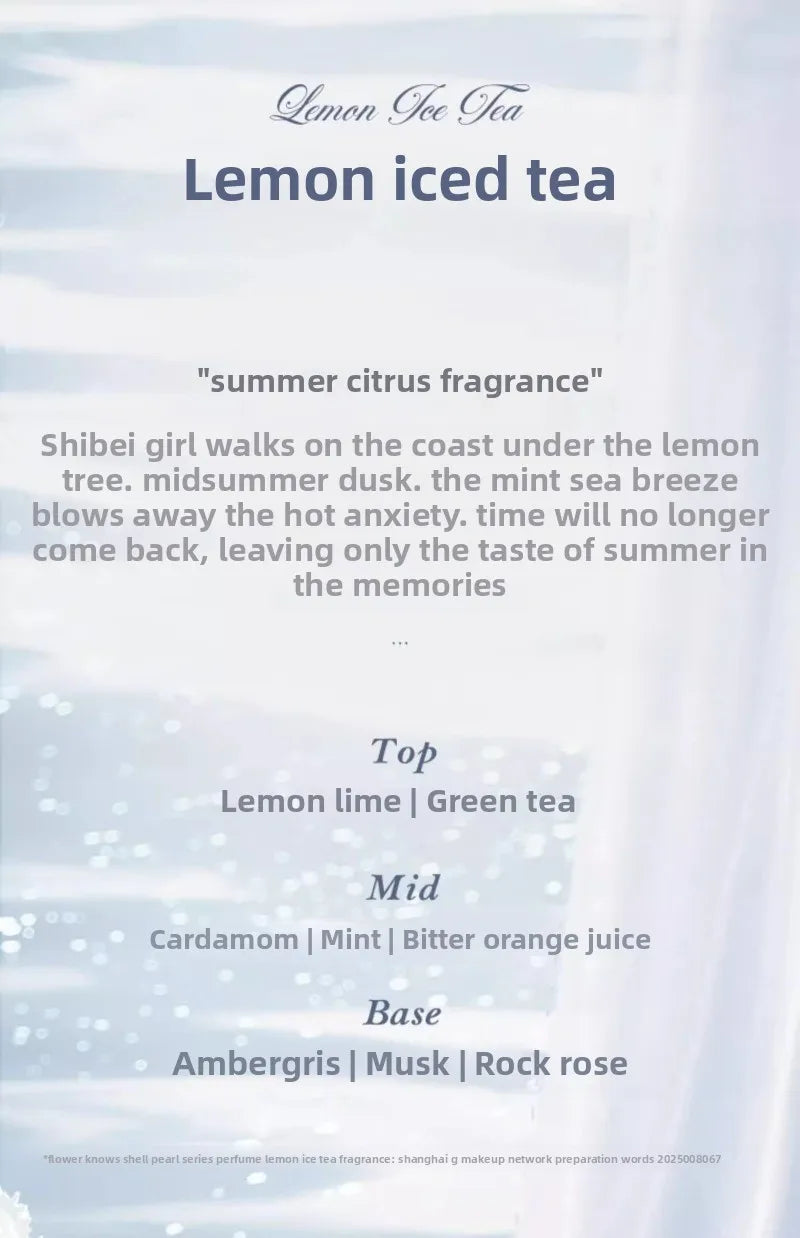 Flowerknows Moonlight Mermaid Perfume Flower Know Makeup Fruit Grapefruit Long Lasting Personal Perfume Eau de Parfum 50ML