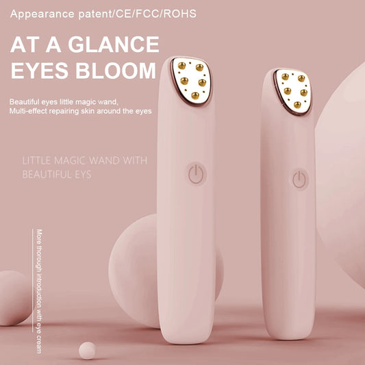 Barbie Electric Eye Massager – RF & Vibration Therapy for Dark Circles & Puffiness