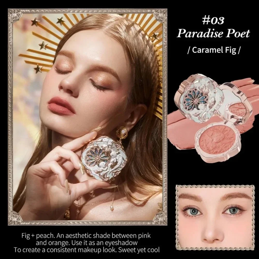 Flower Know Little Angel Collection Makeup Gift Box Eyeshadow Blush Cream Matte Lipstick Highlighter Full Kit All In One