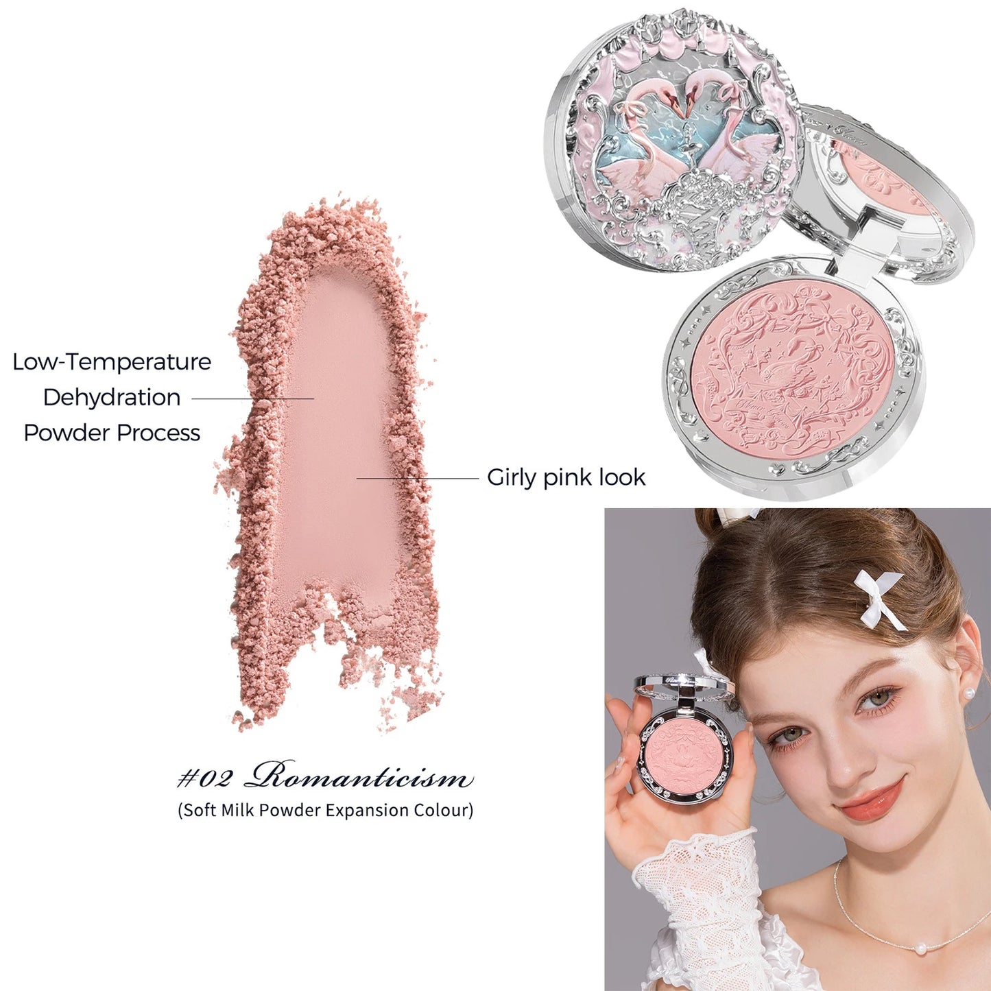 Flower Knows Full Collection Blush Natural Matte Cheek Color Long Lasting Waterproof Lightweight Vegan 5g