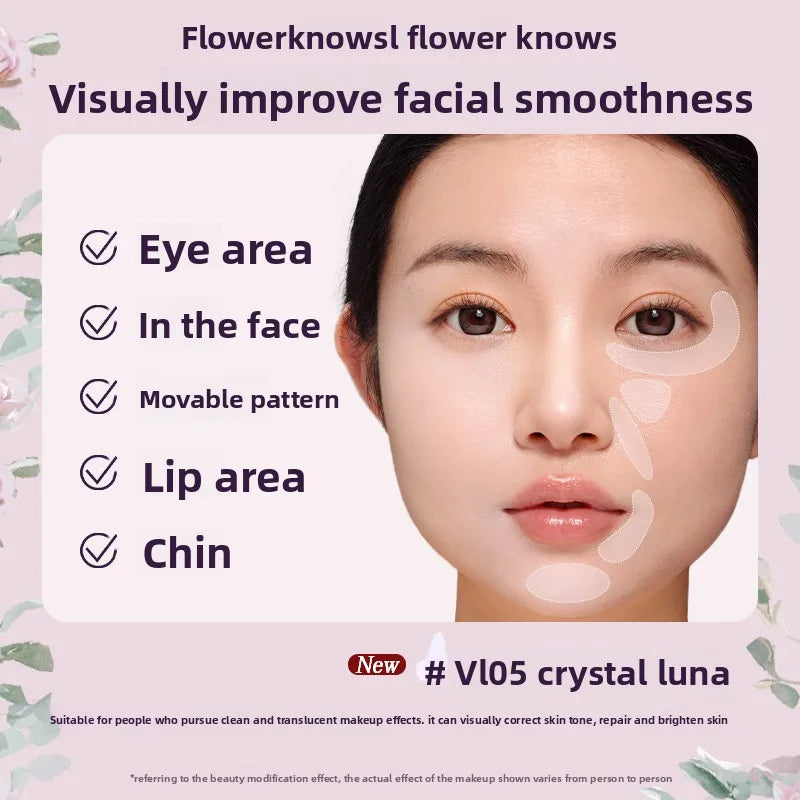 Flower Knows Midsummer Fairytales Brightening Concealer Set Liquid Under Eye Makeup Natural Coverage,Lightweight,Conceals 5pcs