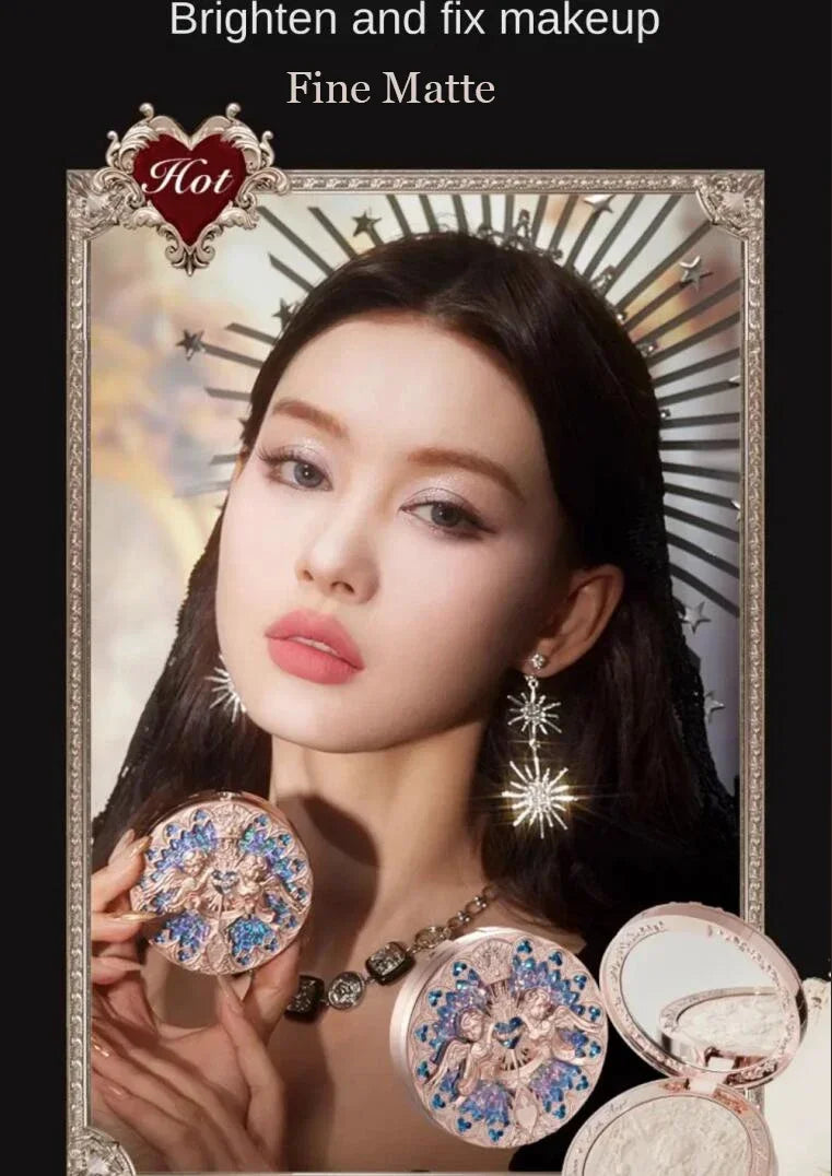 Flower Know Little Angel Collection Makeup Gift Box Eyeshadow Blush Cream Matte Lipstick Highlighter Full Kit All In One
