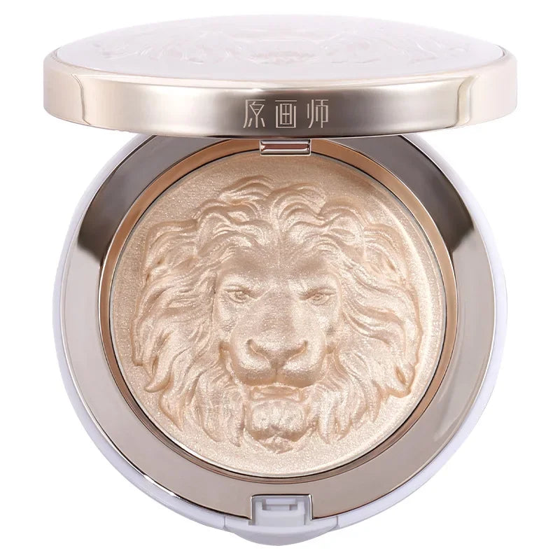 High Glossy Face Illuminator Highlighting & Contour Palette Shade Face Pearlescent Lion Ginger Highlights Powder Private Label
