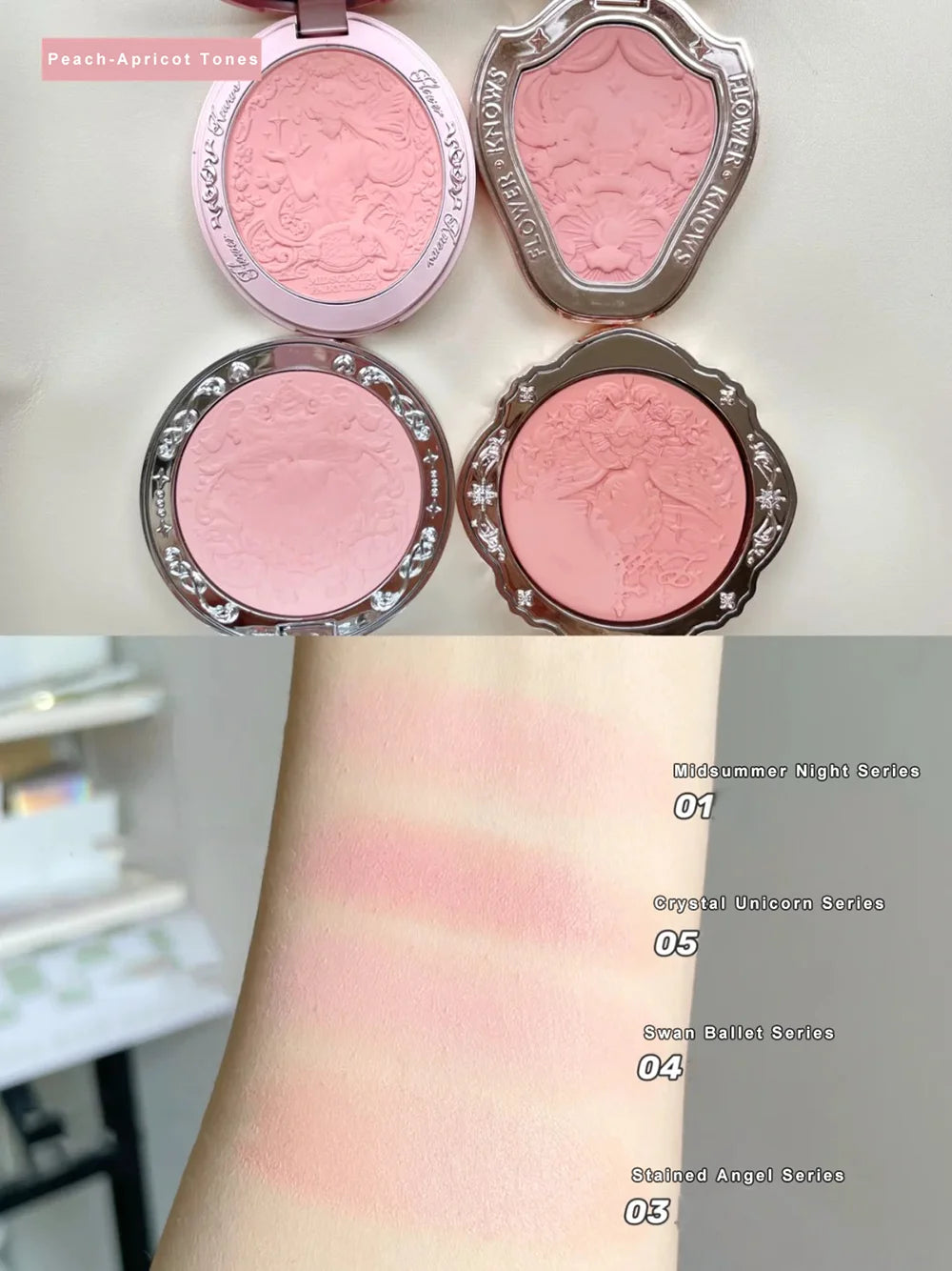 Flower Knows Full Collection Blush Natural Matte Cheek Color Long Lasting Waterproof Lightweight Vegan 5g