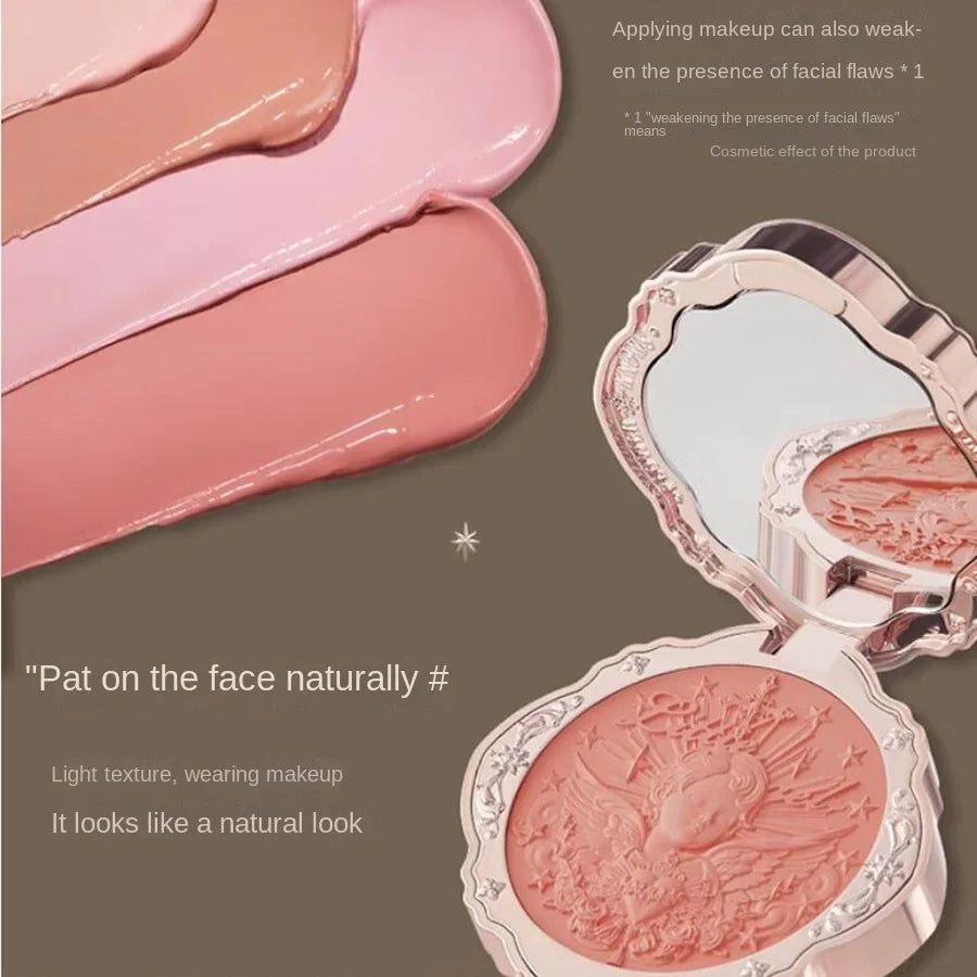 Flower Knows Cream Blush Korean Makeup Smooth Long Lasting Cloud Skin Look Natural Glow Cheek Tint Face Enhancer
