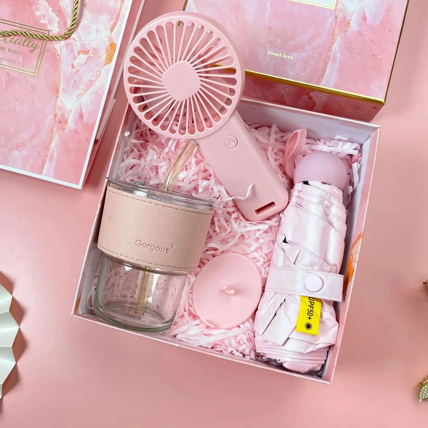Luxury Gift Box Set for Women – Bridesmaid & Birthday Present with Accessories & Greeting Card