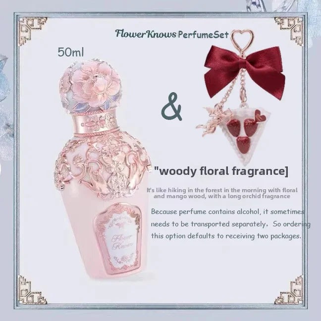 Flowerknows Moonlight Mermaid Perfume Flower Know Makeup Fruit Grapefruit Long Lasting Personal Perfume Eau de Parfum 50ML