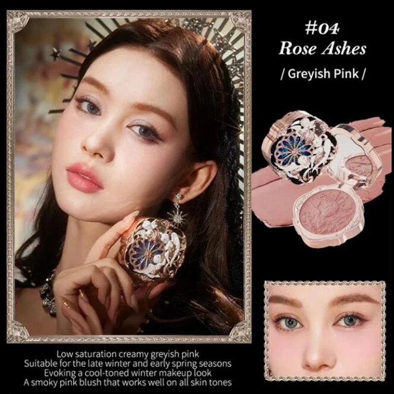 Flower Knows Cream Blush Korean Makeup Smooth Long Lasting Cloud Skin Look Natural Glow Cheek Tint Face Enhancer