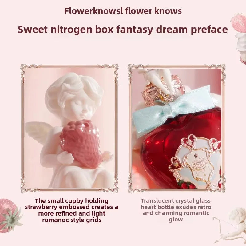 Flowerknows Shell Pearl Collection Perfume Flower Know Makeup Fruit Grapefruit Long Lasting Personal Perfume Eau de Parfum 50ML