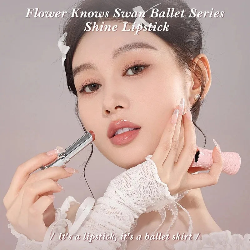 Flowerknows Make Up Sets Cosmetics Full Set Gift Box Makeup Kit Lip Glaze Matte Blush Powder Eye Shadow Highlighter Contour