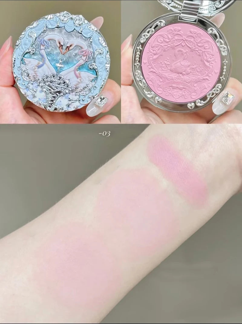 Flowerknows All In One Mackup Set Gift Box Flower Knows Glitter Eye Shadow Palette Blusher Long Lasting Gloss Lipstick With Bag