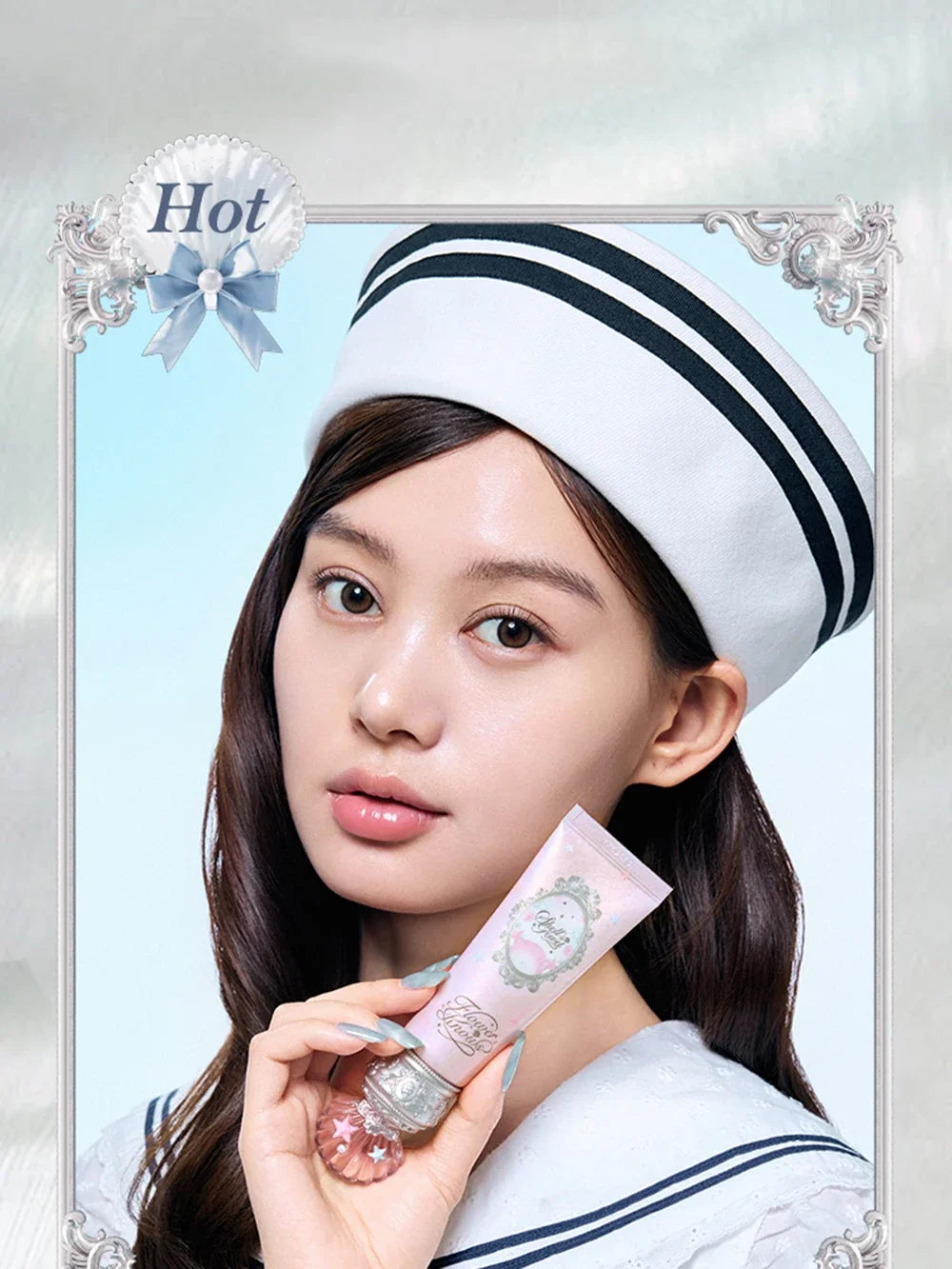Flower Knows Primer Makeup Shells Jewel Radiance Hydrating Long Lasting Vegan Cruelty Free Base Primer 45g