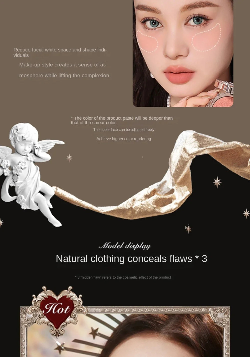 Flower Knows Cream Blush Korean Makeup Smooth Long Lasting Cloud Skin Look Natural Glow Cheek Tint Face Enhancer