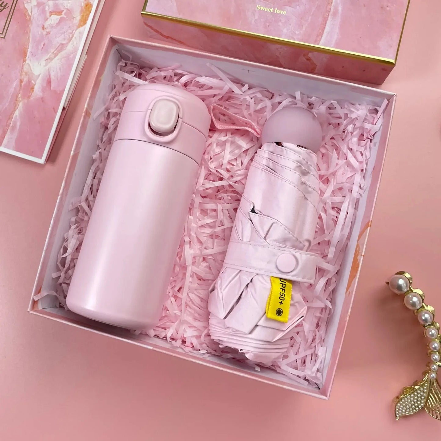 Luxury Gift Box Set for Women – Bridesmaid & Birthday Present with Accessories & Greeting Card