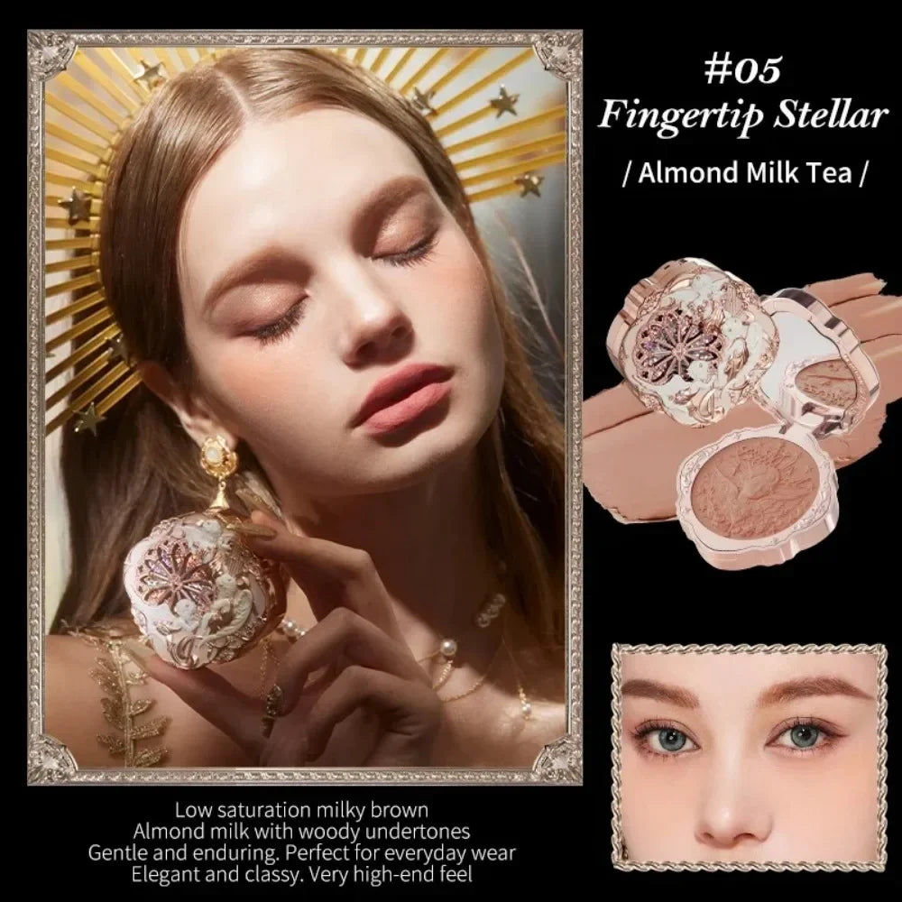 Flower Know Little Angel Collection Makeup Gift Box Eyeshadow Blush Cream Matte Lipstick Highlighter Full Kit All In One