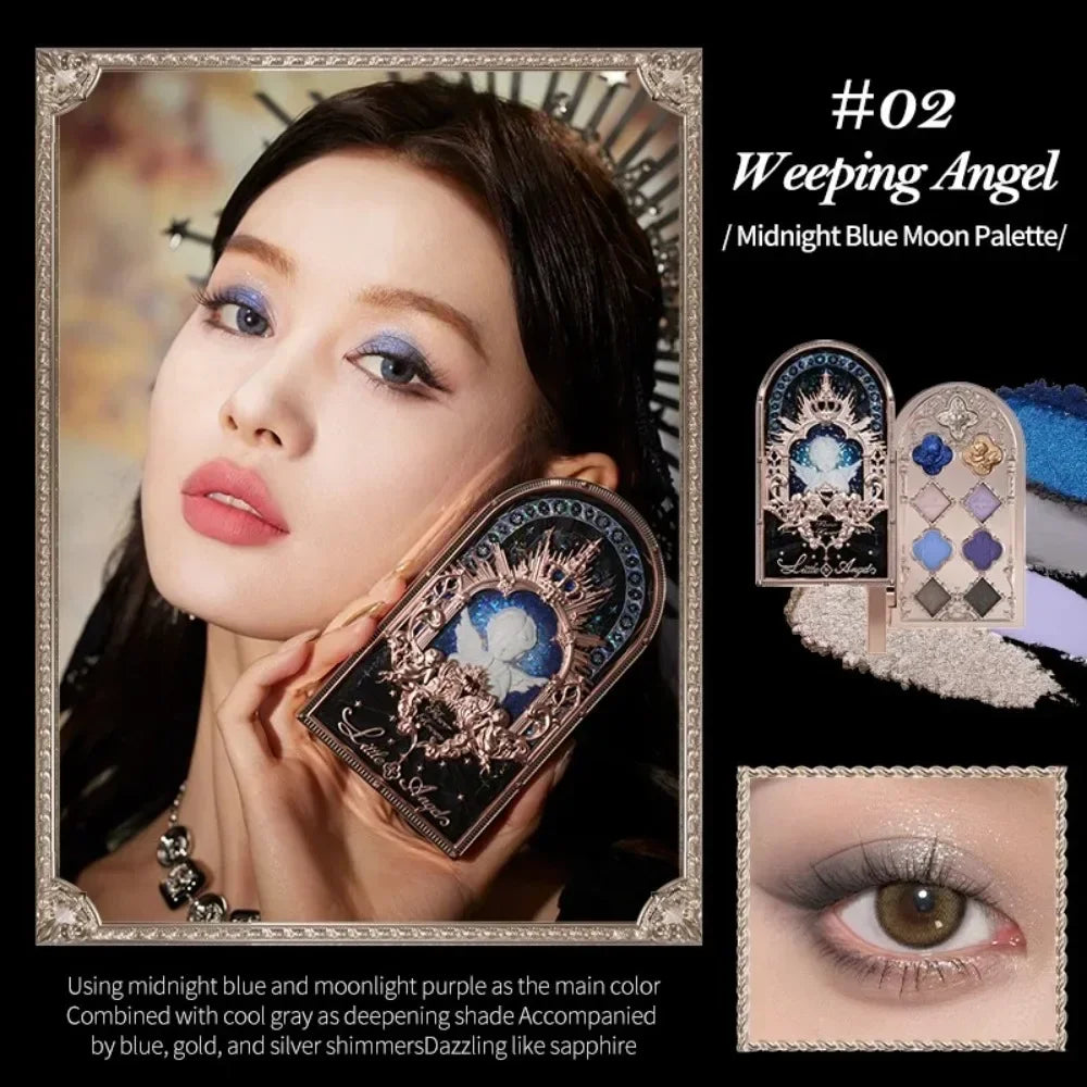 Flower Know Little Angel Collection Makeup Gift Box Eyeshadow Blush Cream Matte Lipstick Highlighter Full Kit All In One