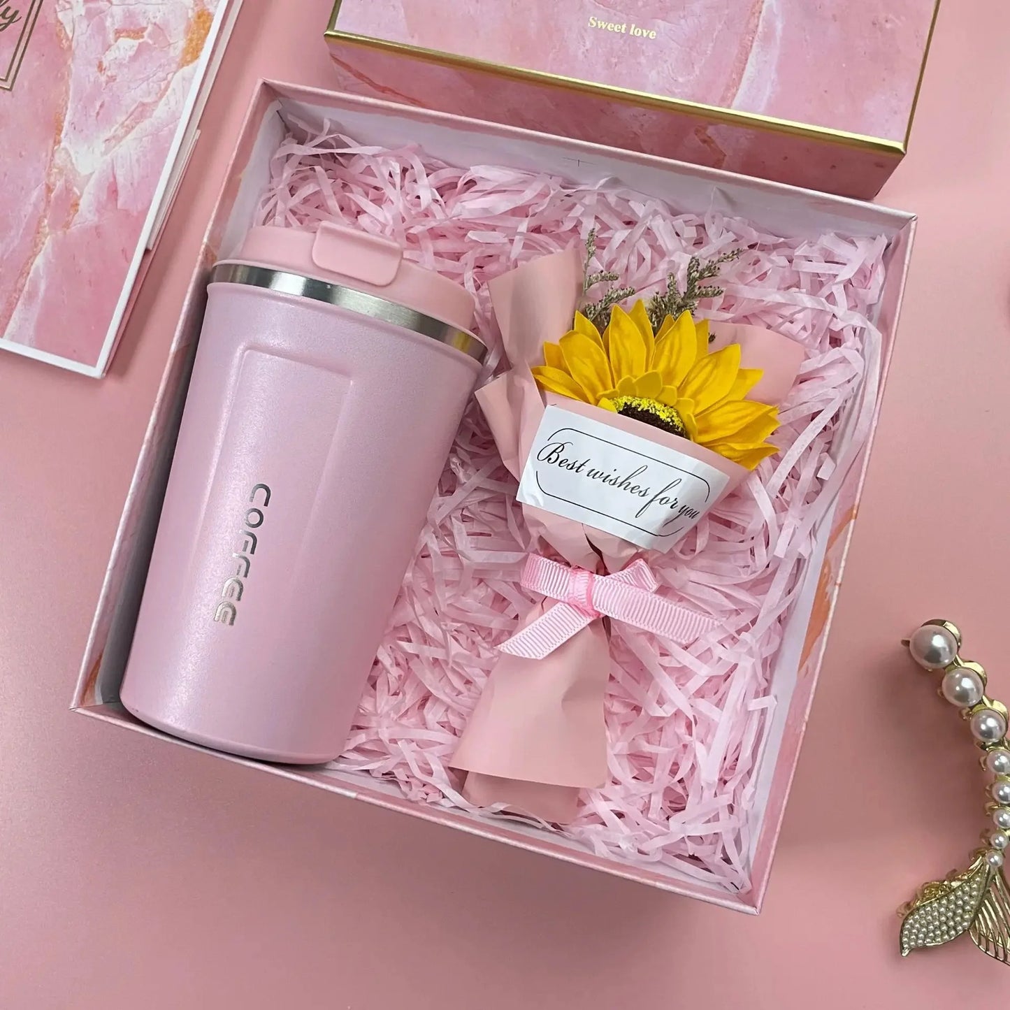 Luxury Gift Box Set for Women – Bridesmaid & Birthday Present with Accessories & Greeting Card