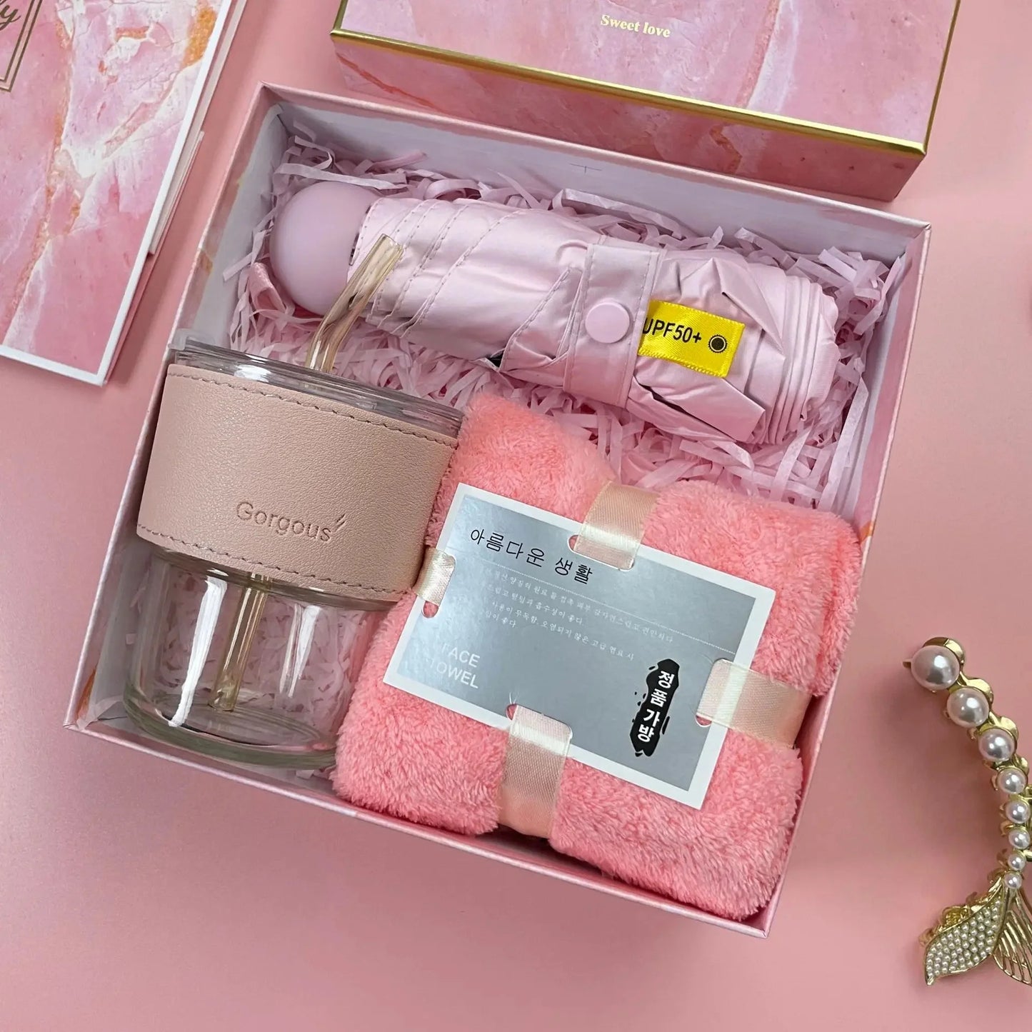 Luxury Gift Box Set for Women – Bridesmaid & Birthday Present with Accessories & Greeting Card