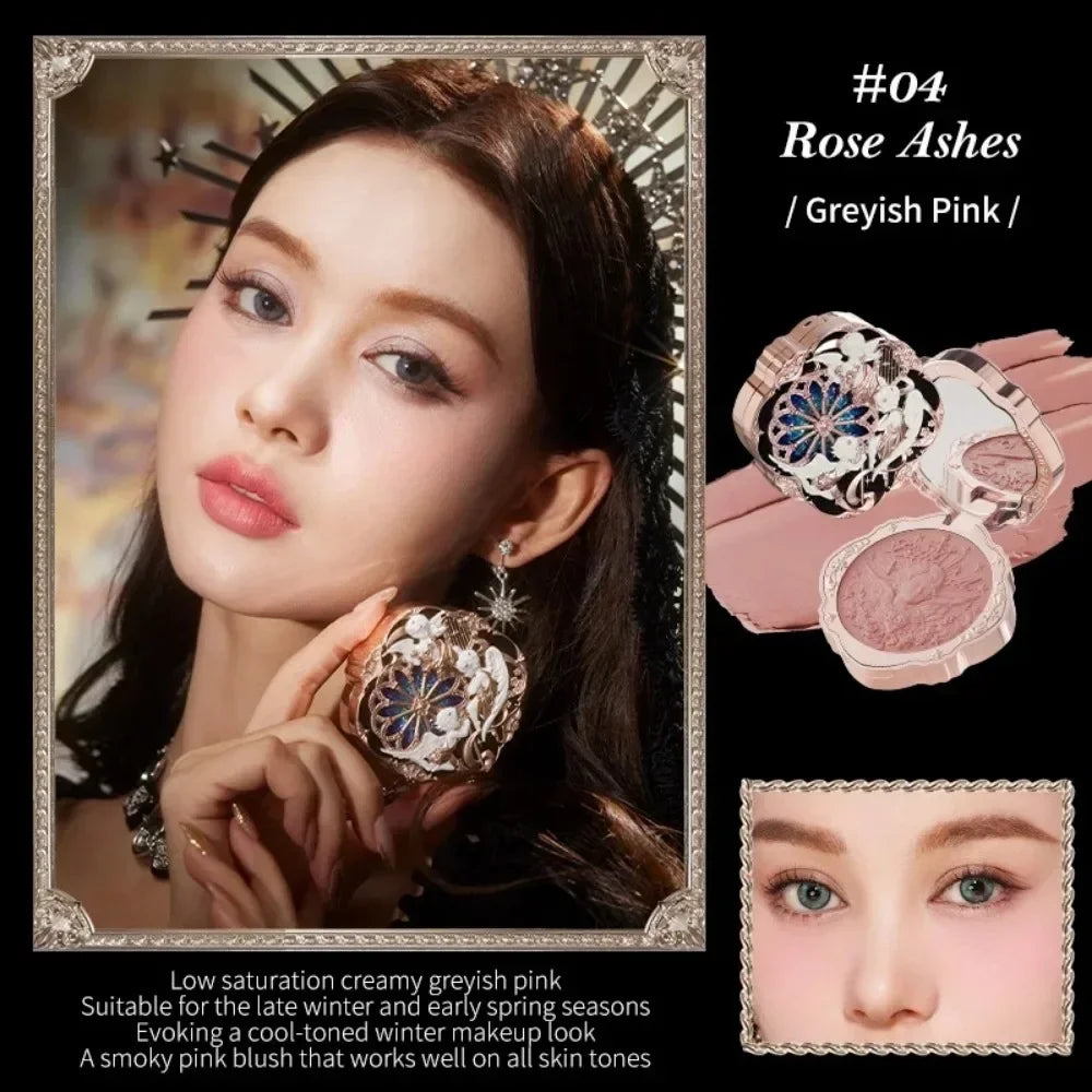 Flower Know Little Angel Collection Makeup Gift Box Eyeshadow Blush Cream Matte Lipstick Highlighter Full Kit All In One
