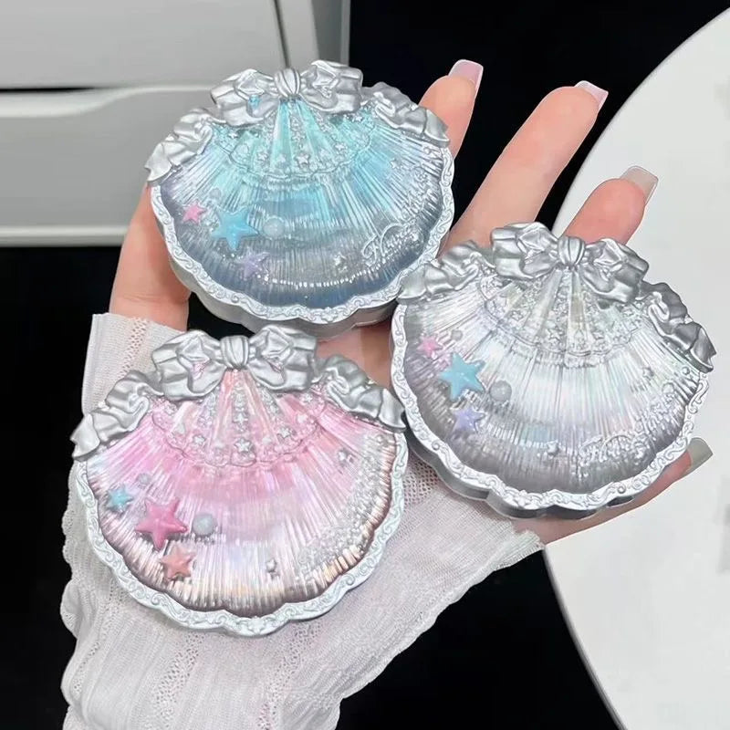 Makeup Flowerknows Shell Pearl Collection Silk Satin Blusher Lightweight Highly Pigmented Blush Powder Long Lasting Face Blushes