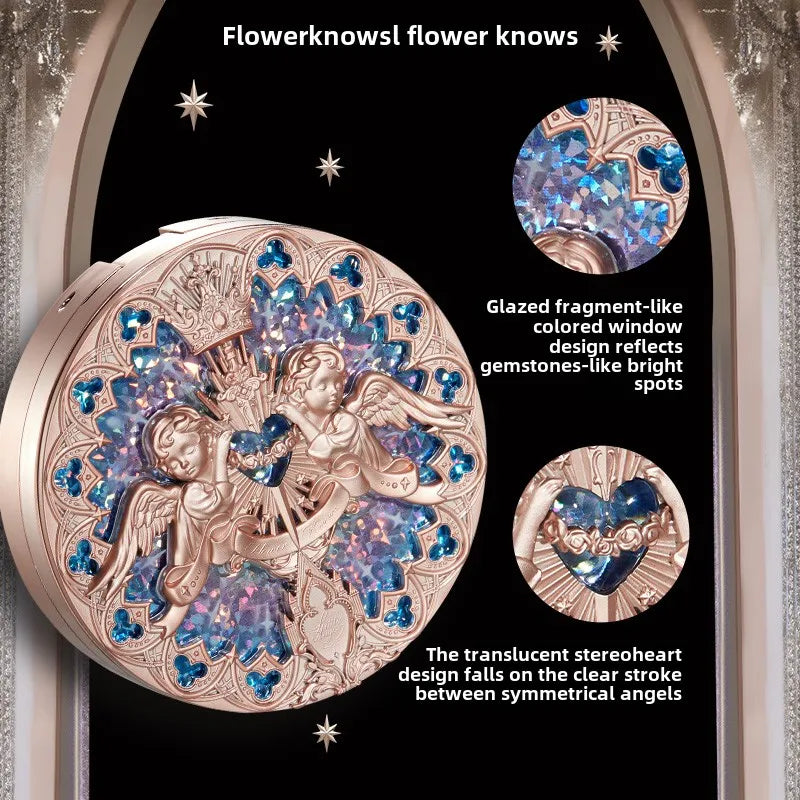 Flower Knows Little Angel Embossed Highlighter Natural brightening water light three-dimensional contour powder
