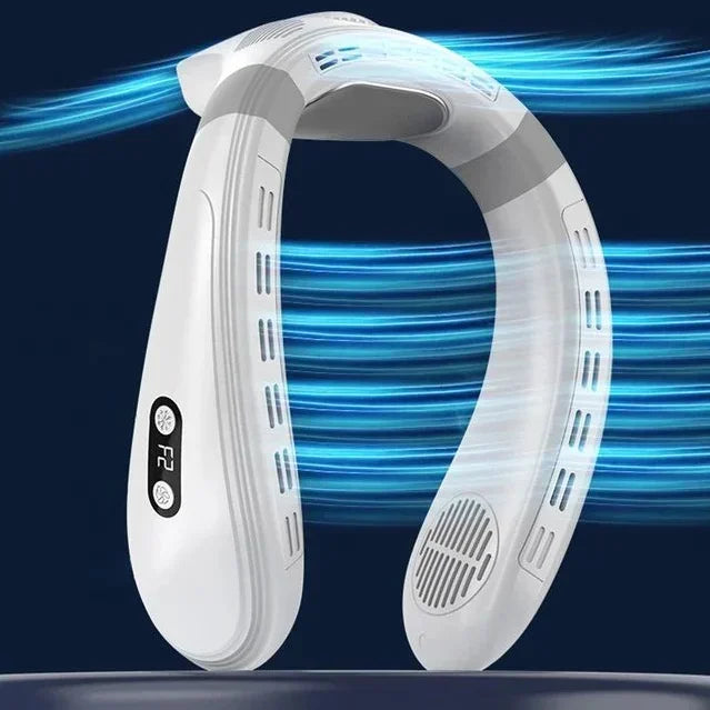 Neck & Back Cooling Fan – Hands-Free Comfort Anywhere