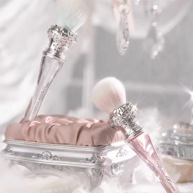 Flower Knows Swan Ballet Blush Wool Brush Mineral Powder Bronzer Contour Makeup Brushes By Flower Knows