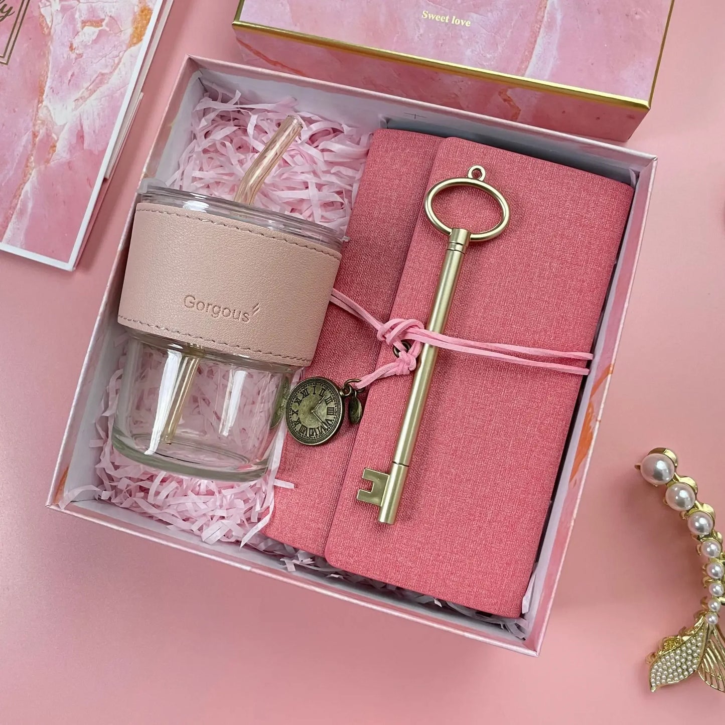 Luxury Gift Box Set for Women – Bridesmaid & Birthday Present with Accessories & Greeting Card