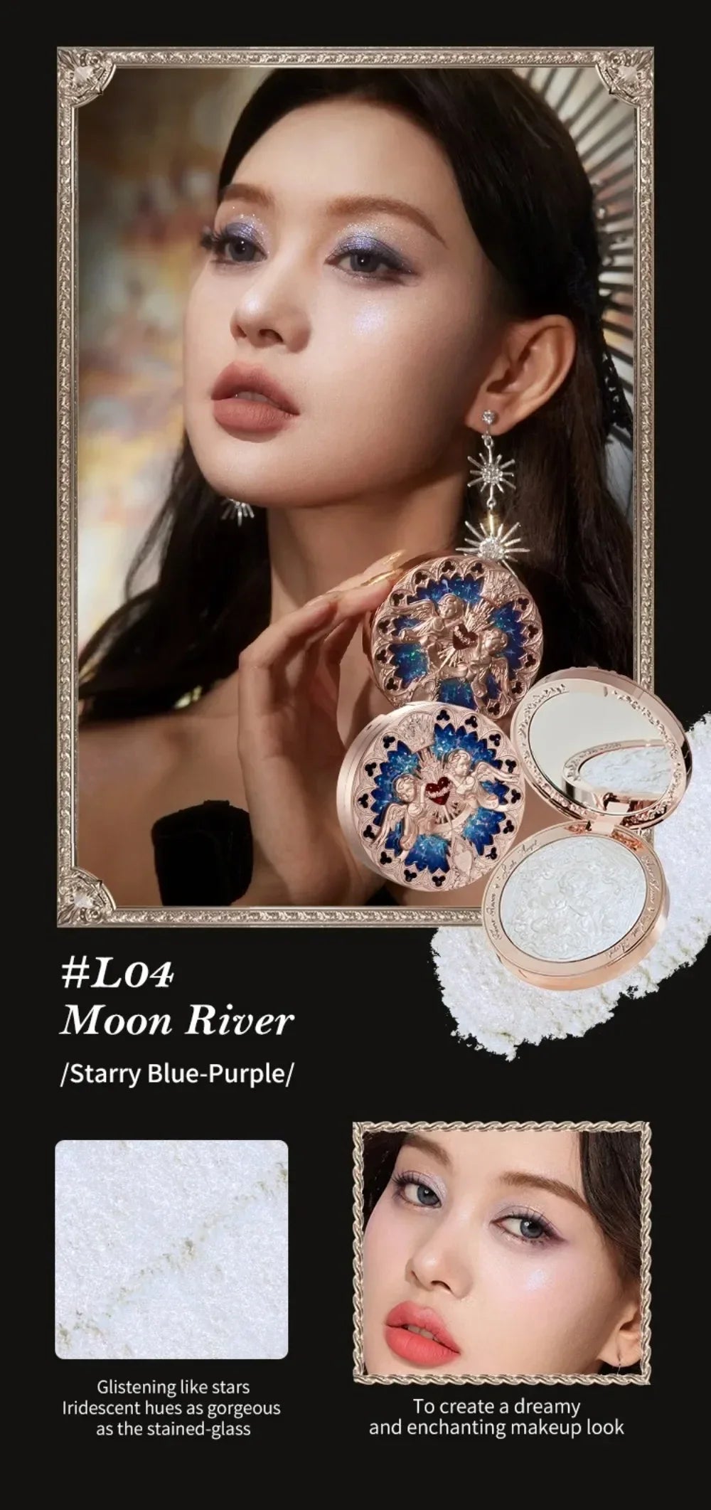 Flower Know Little Angel Collection Makeup Gift Box Eyeshadow Blush Cream Matte Lipstick Highlighter Full Kit All In One