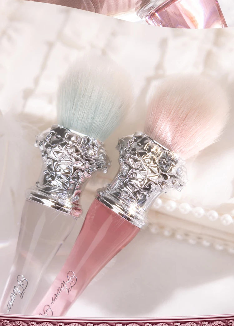 Flower Knows Swan Ballet Blush Wool Brush Mineral Powder Bronzer Contour Makeup Brushes By Flower Knows
