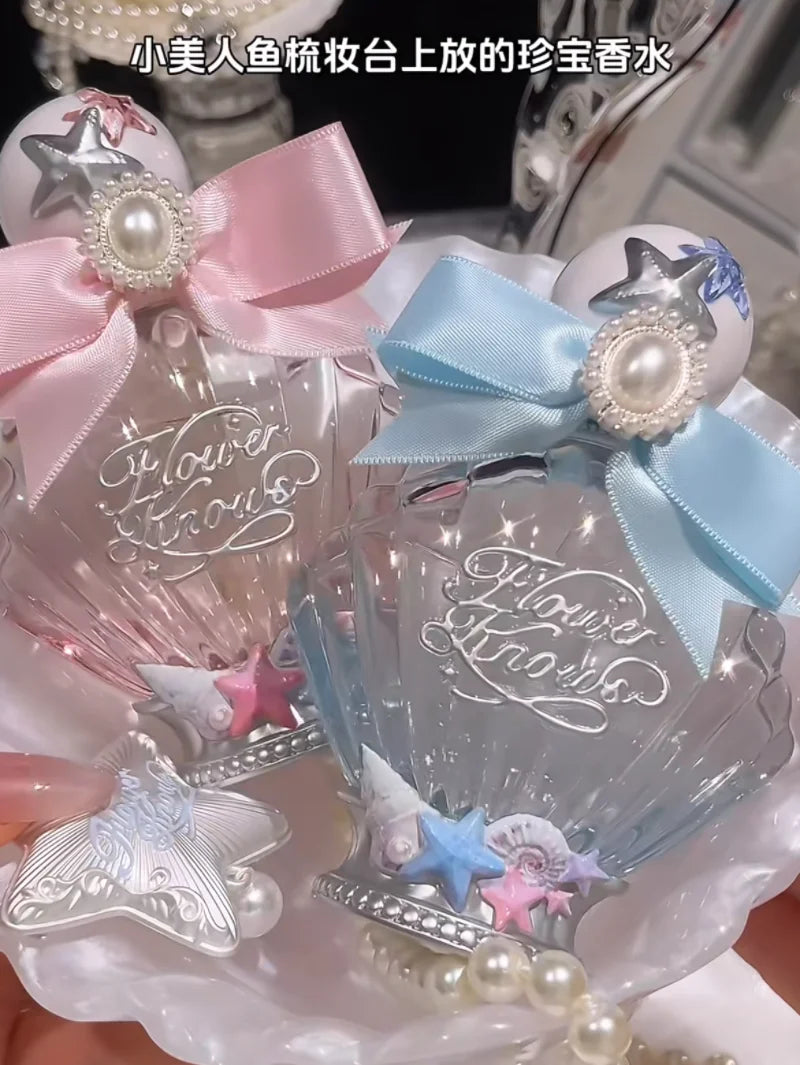 Flower knows Shell Pearl Collection Perfume Makeup Fruit Grapefruit Long Lasting Perfume 50ML