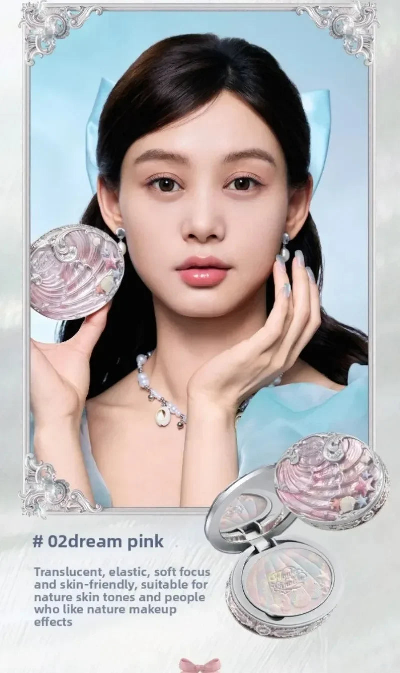 Flowerknows Shell's Jewel Collection Makeup Sets Eye Shadow Lip Gloss Blusher All In One Baking Powder Glitter Highlighter Kit