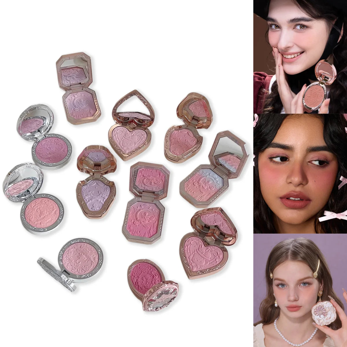 Flower Knows Full Collection Blush Natural Matte Cheek Color Long Lasting Waterproof Lightweight Vegan 5g