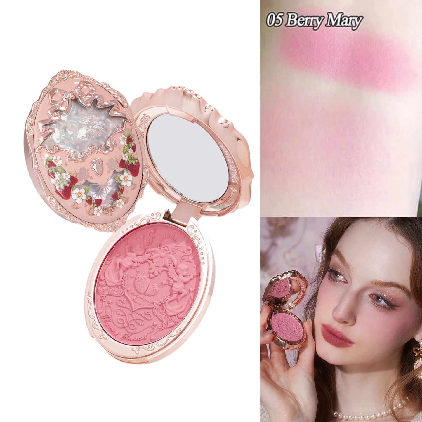 Flower Knows Full Collection Blush Natural Matte Cheek Color Long Lasting Waterproof Lightweight Vegan 5g