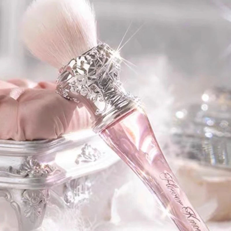 Flower Knows Swan Ballet Blush Wool Brush Mineral Powder Bronzer Contour Makeup Brushes By Flower Knows