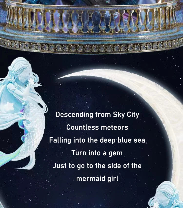 Flower Knows Moonlight Mermaid Series Jewelry Lip Glaze Moisturizing Non-sticky Glossy mirror surface Hydrating Long-lasting