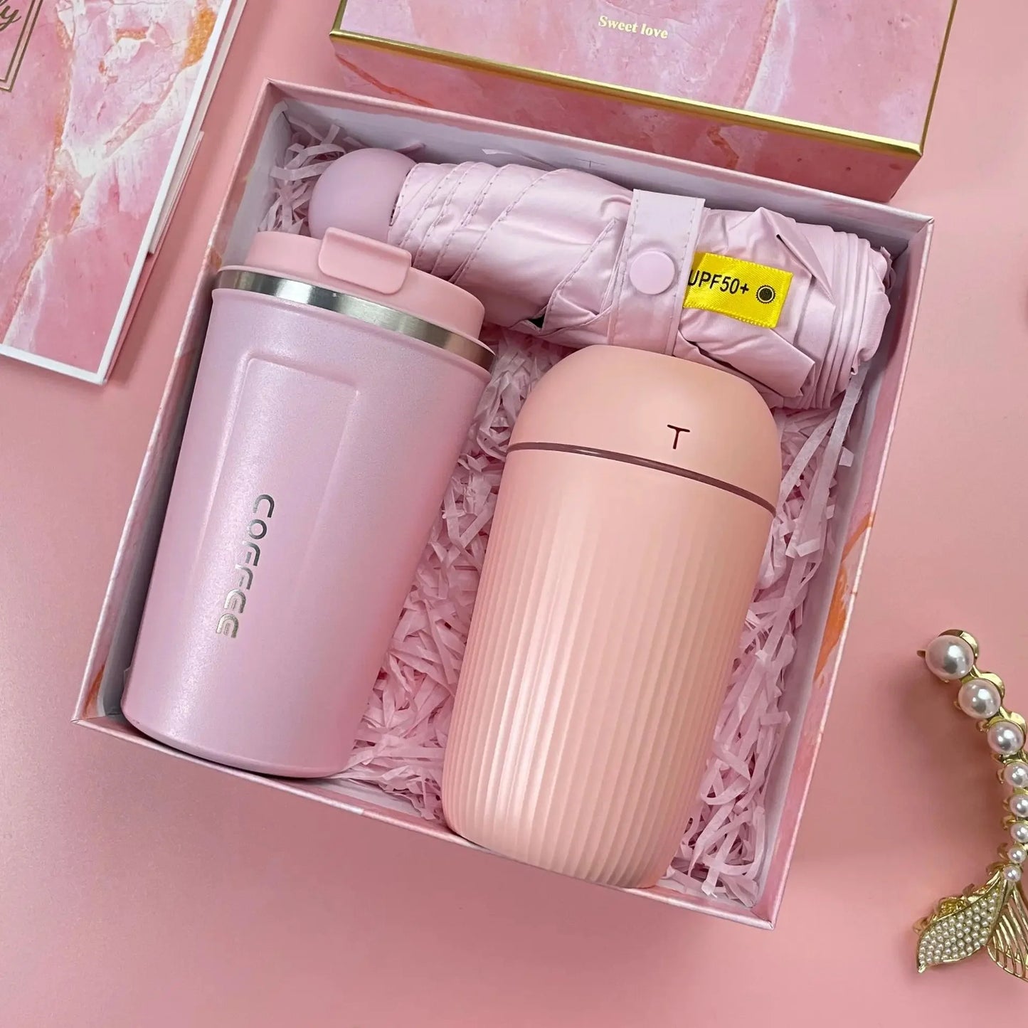 Luxury Gift Box Set for Women – Bridesmaid & Birthday Present with Accessories & Greeting Card