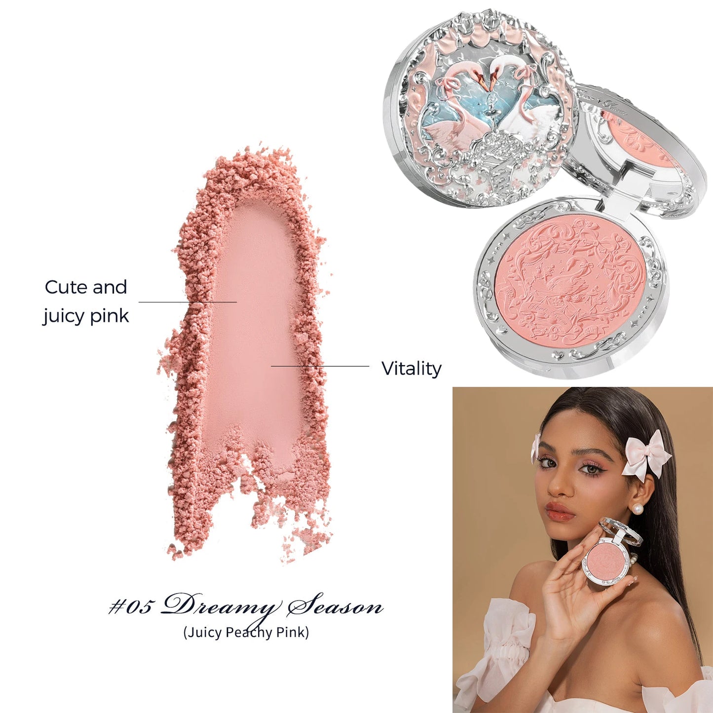 Flower Knows Full Collection Blush Natural Matte Cheek Color Long Lasting Waterproof Lightweight Vegan 5g