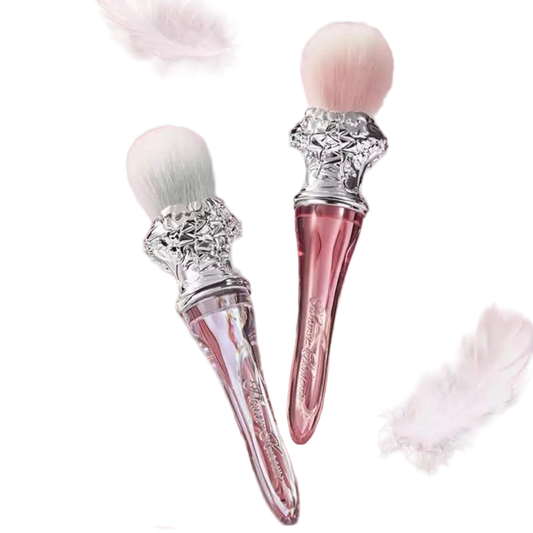 Flower Knows Swan Ballet Blush Wool Brush Mineral Powder Bronzer Contour Makeup Brushes By Flower Knows