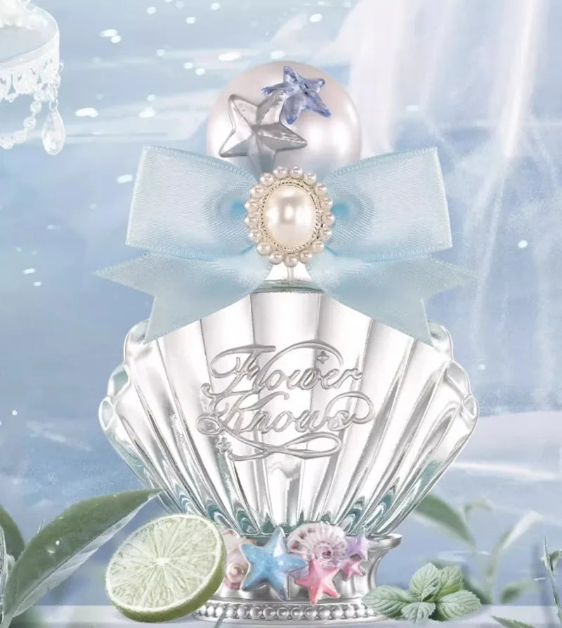 Flowerknows Shell Pearl Collection Perfume Flower Know Makeup Fruit Grapefruit Long Lasting Personal Perfume Eau de Parfum 50ML