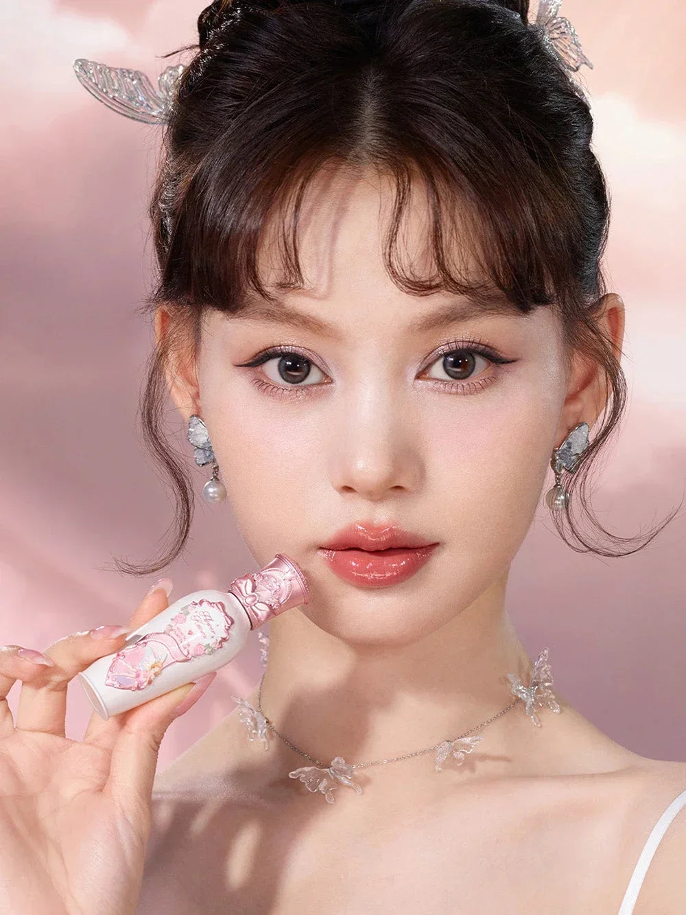 Flower Knows Midsummer Fairytales Jelly Lip Lacquer Long Lasting Glossy Tint Hydrating Moisturizing Vegan Lip Gloss Makeup