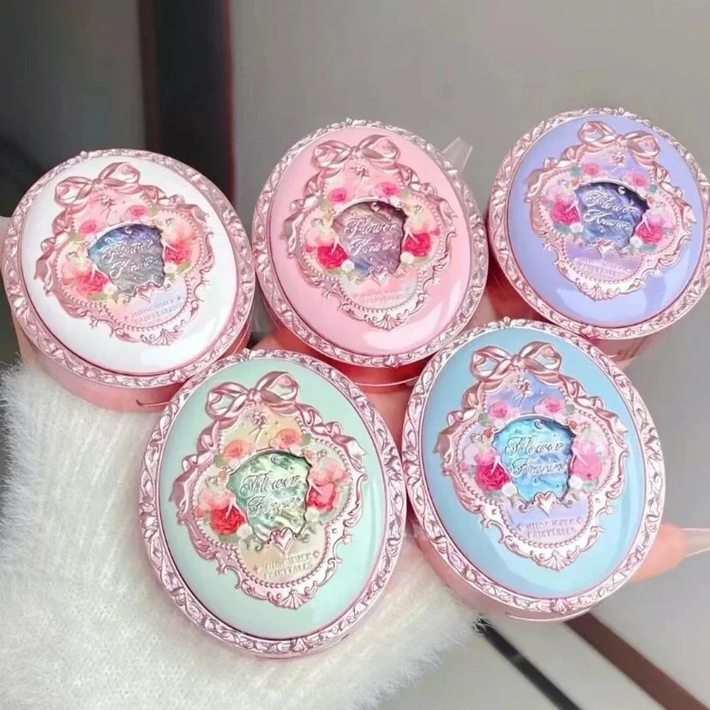 Flower Knows Velvet Blush Palette Long Lasting Natural Pigmented Makeup Long Lasting Natural Highly Pigmented Blusher 5g