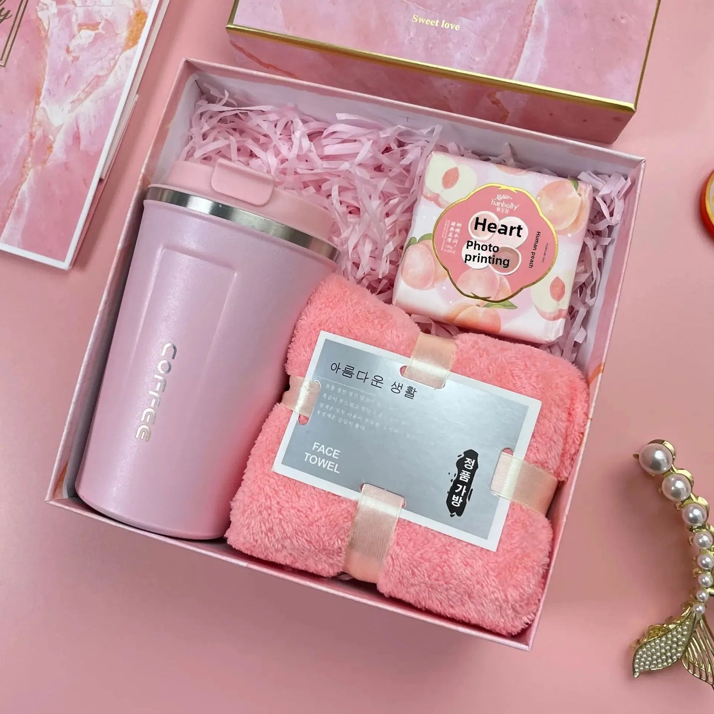 Luxury Gift Box Set for Women – Bridesmaid & Birthday Present with Accessories & Greeting Card